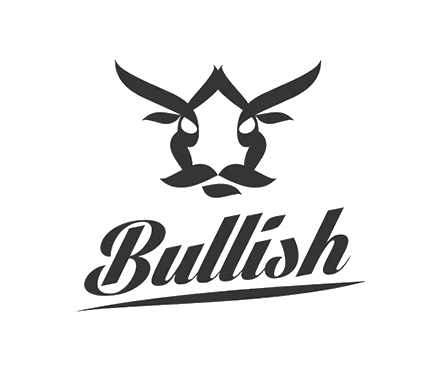 bullisches unternehmens-logodesign