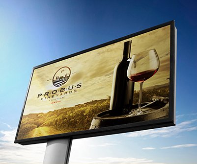 weingut probus billboard
