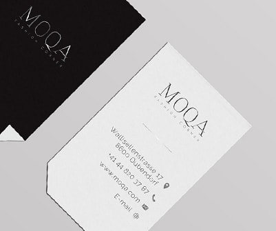 moqa visitenkarte-design