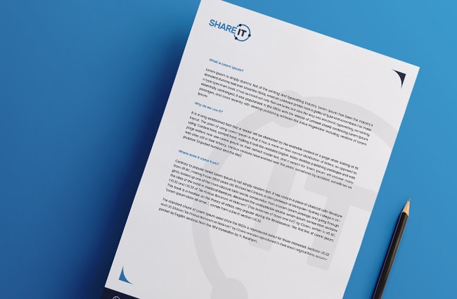 briefpapier-design share it company