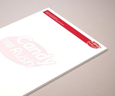 briefpapier-design candy rush