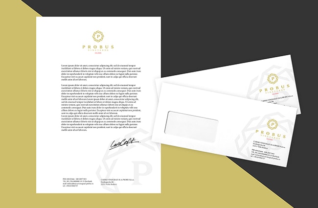 weingut probus corporate identity