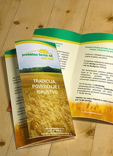 produktna berza flyerdesign