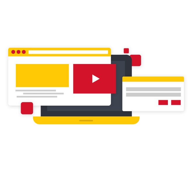 youtube werbung illustration