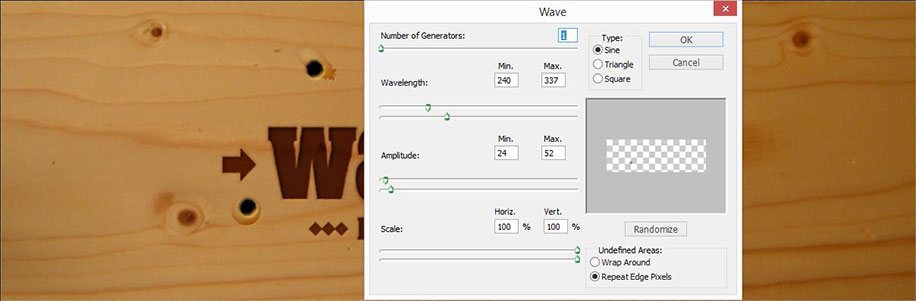 photoshop holztextur-effekt filters