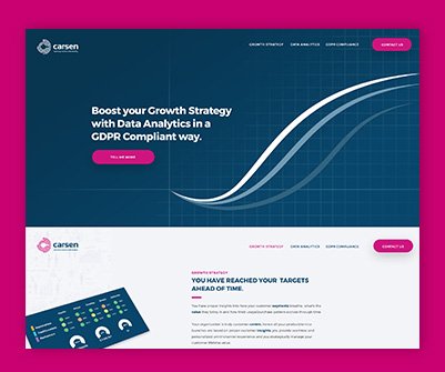 die umgestaltung der website carsen