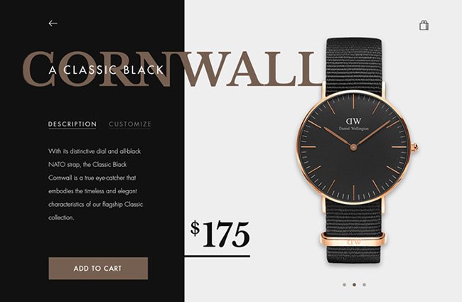 cornwall watches webpräsentation