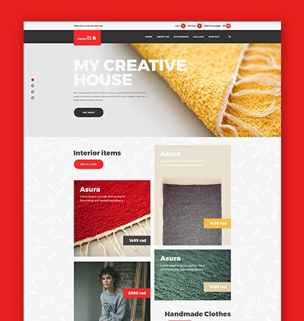 webdesign creative house interior