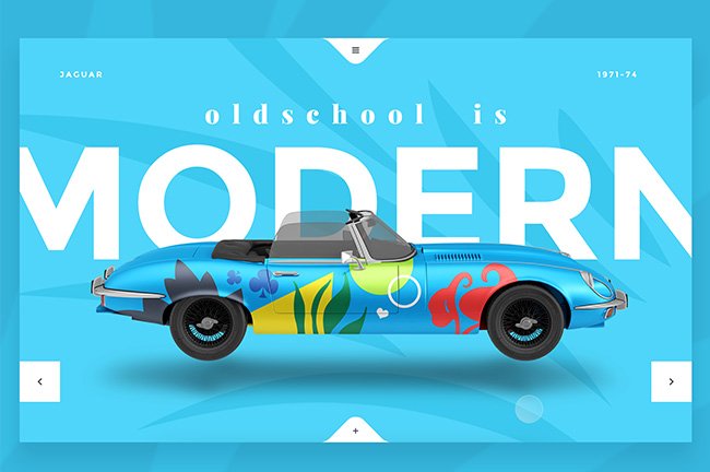 dizajn jaguar webpräsentation