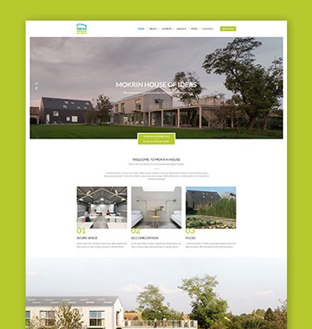 mokrin house homepage gestaltung