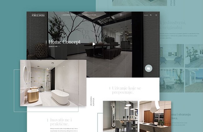 webdesign porcelanosa website