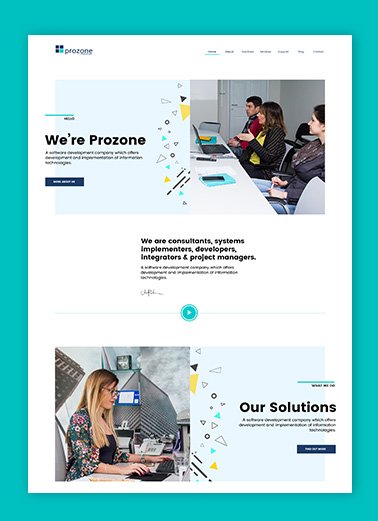 prozone homepage gestaltung