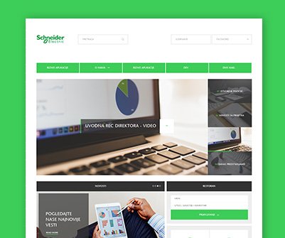 schneider electric website erstellen