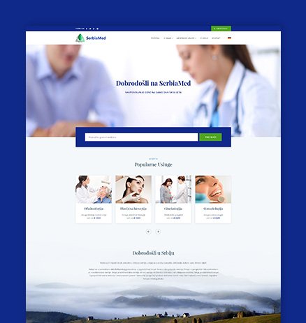 serbiamed webportal-entwicklung