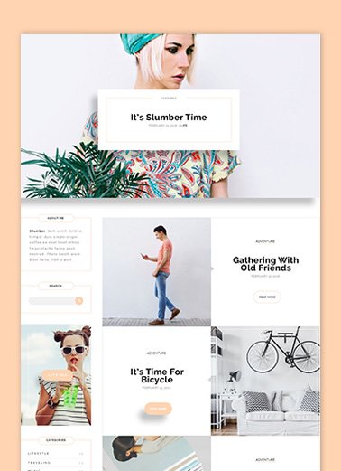 webdesign slumber blog