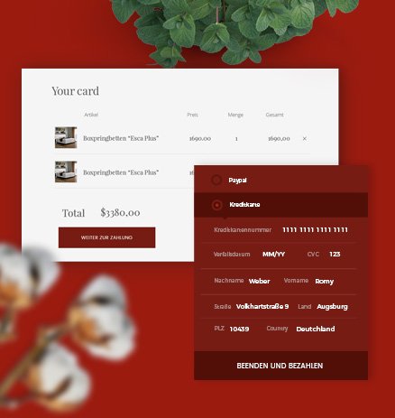 boxspringbetten online shop erstellung