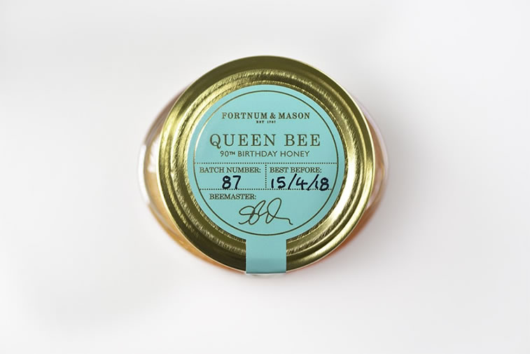 Etiketten für Honig fortnum and mason queen bee 1