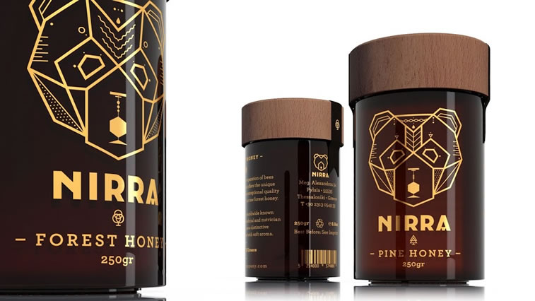 Etiketten für Honig nirra honey 1