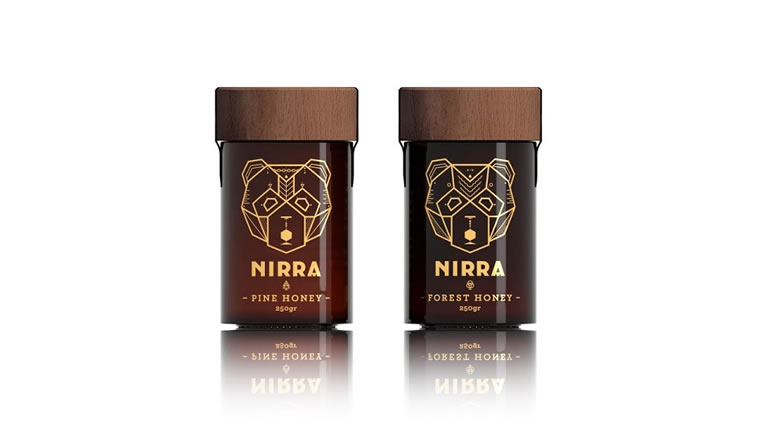 Etiketten für Honig nirra honey 2