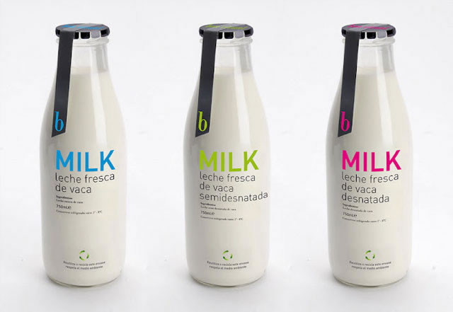 Kreative Milchverpackungen Beispiele 21