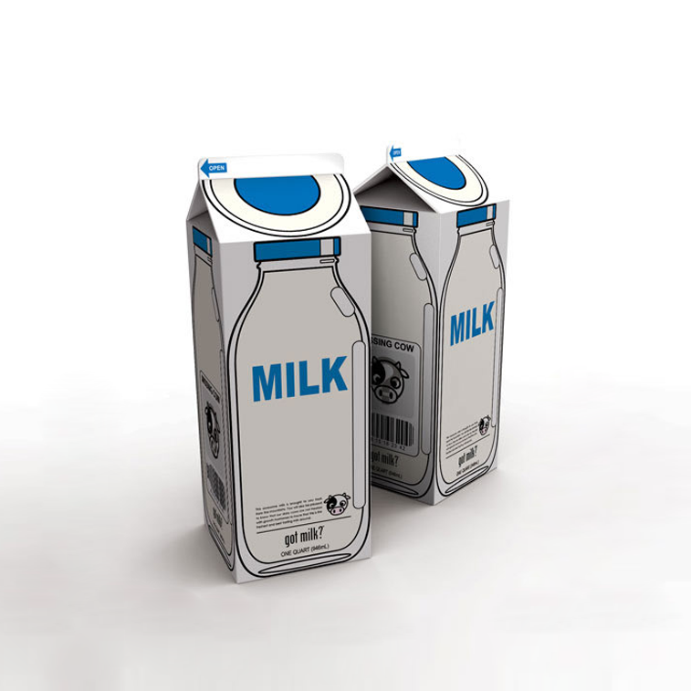Milchverpackungen