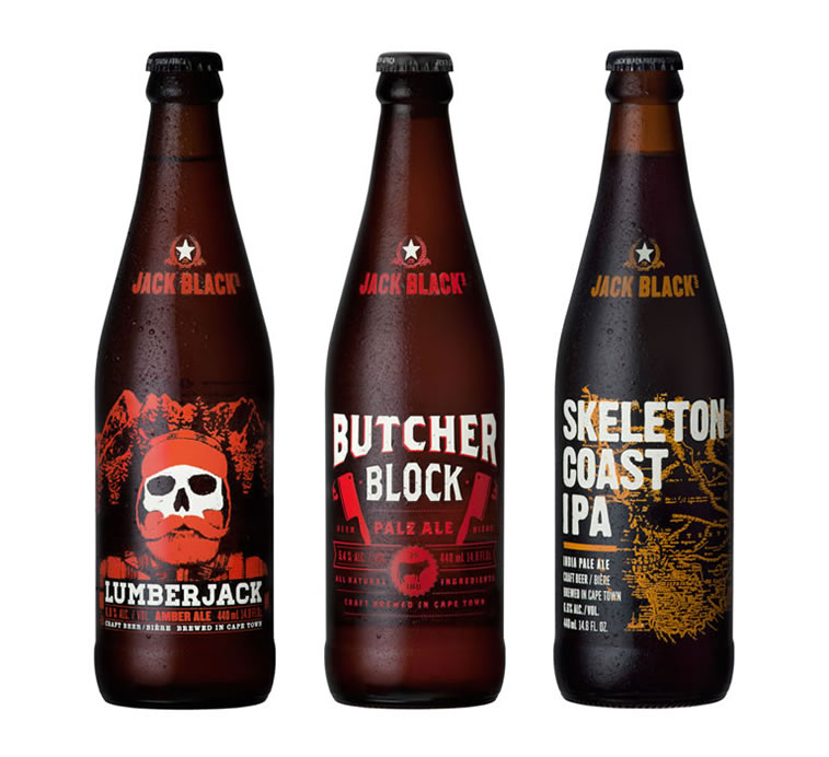 bierverpackung design Jack Black's Bier