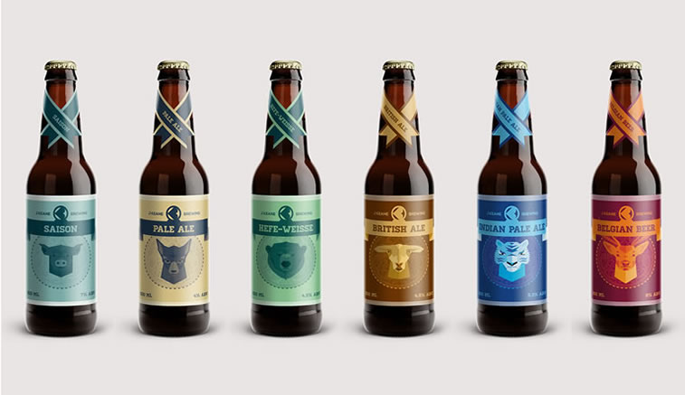 bierverpackung design Keane Brewing