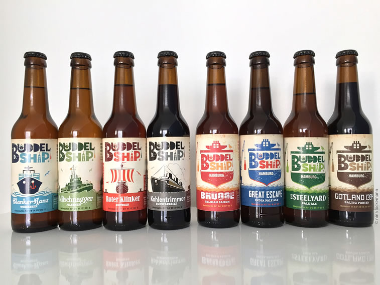 bierverpackung design buddelship