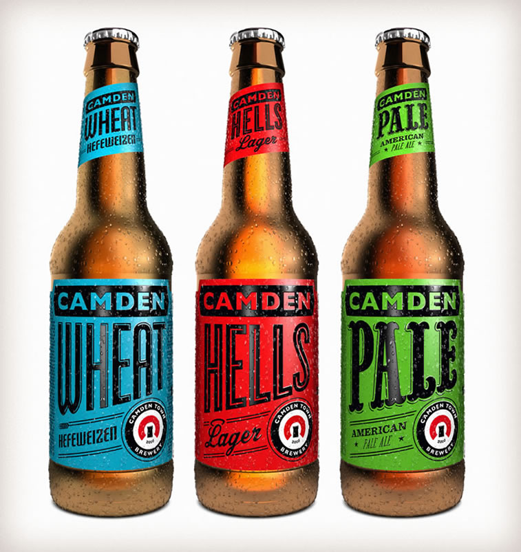 bierverpackung design camden town beer