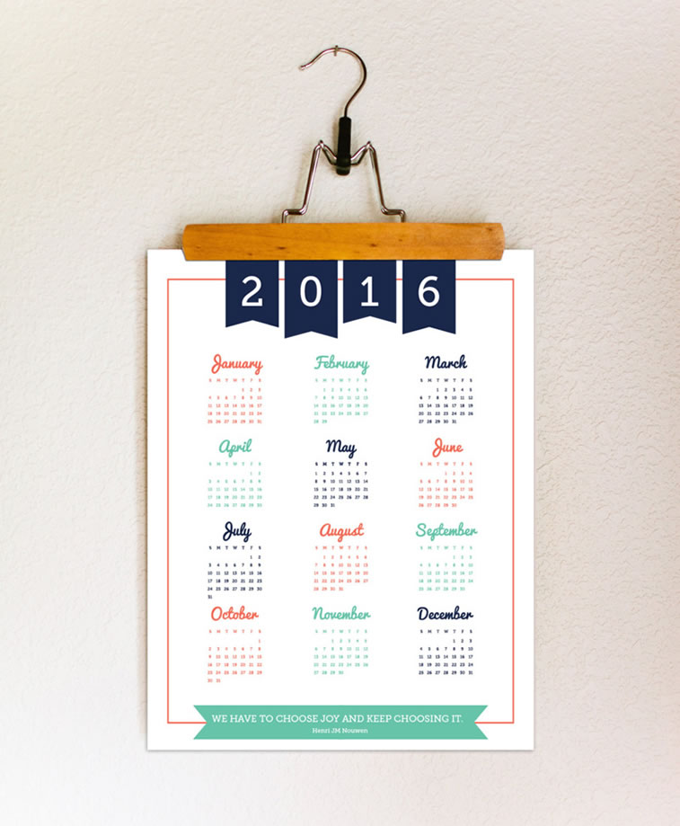 Kreative Beispiele für Kalender-Design 12