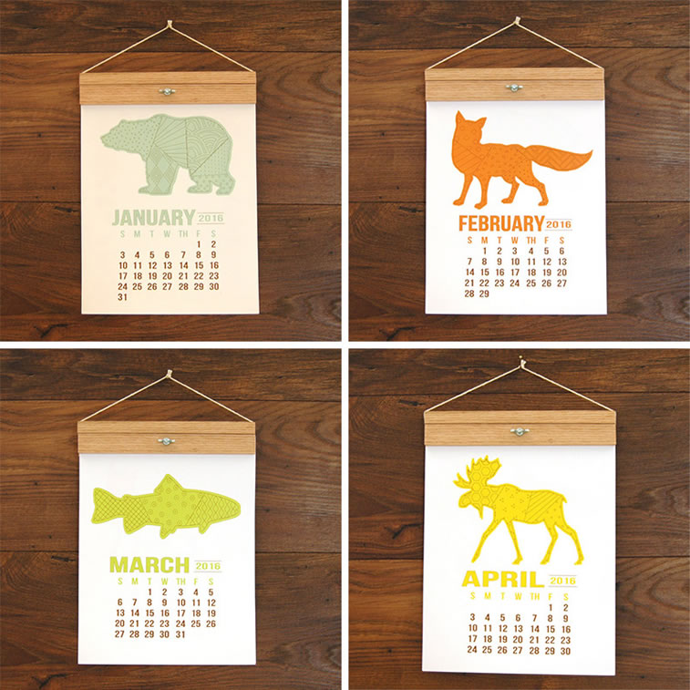 Kreative Beispiele für Kalender-Design 13