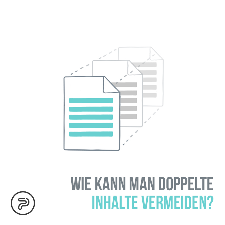 Wie kann man doppelte Inhalte vermeiden?