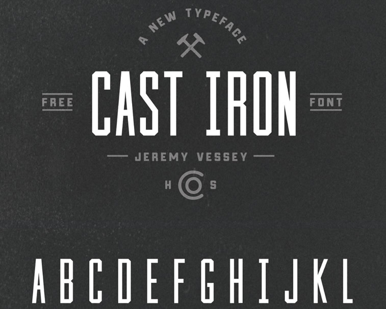 cast-iron-typeface