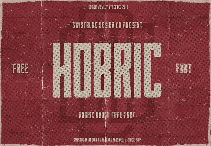 hobric-rough-font