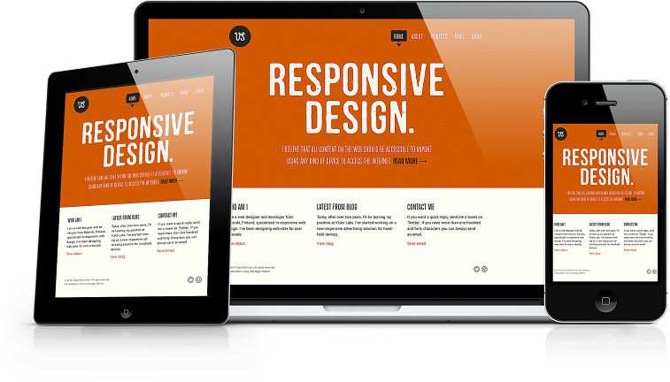 responsive webdesign beispiel