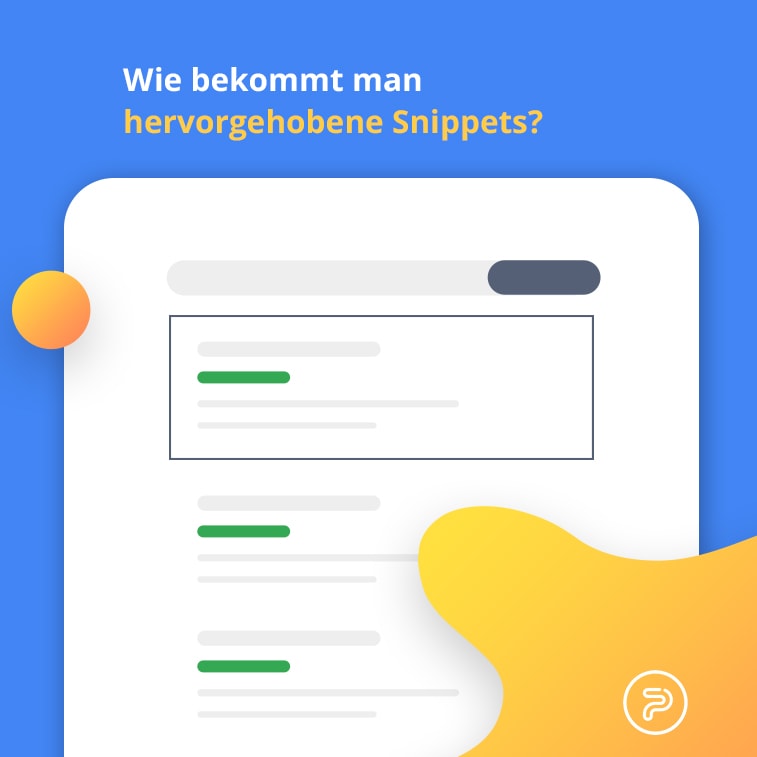 Wie bekommt man hervorgehobene Snippets