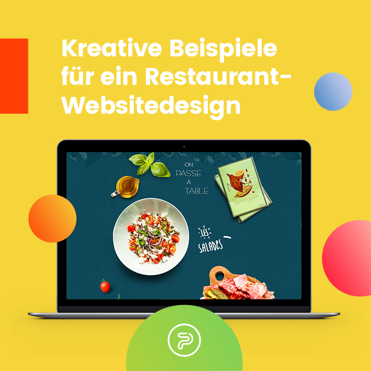 Kreative Beispiele für Restaurant-Websitedesign