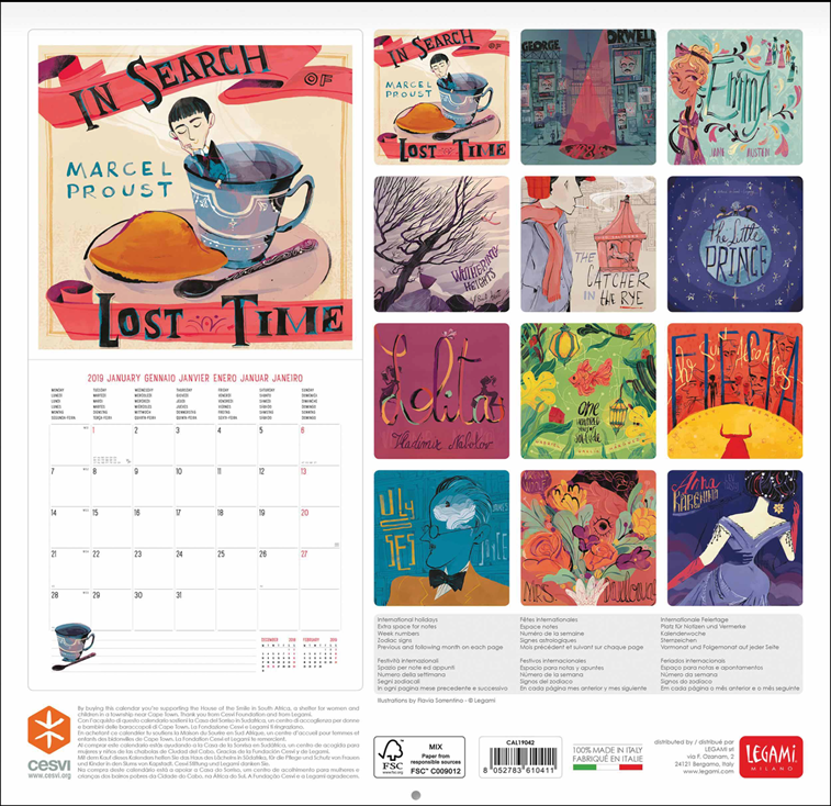 The book lovers kalender