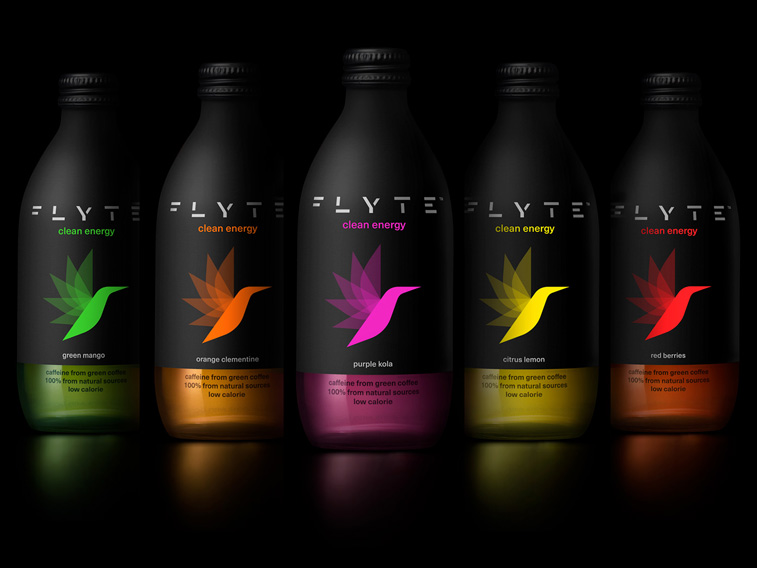 Flyte drink dichromatischeverpackung