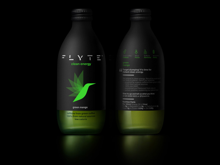 Flyte drink dichromatisches design