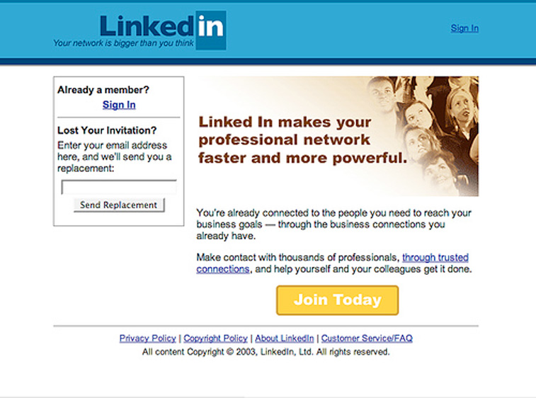 Linkedin 2003