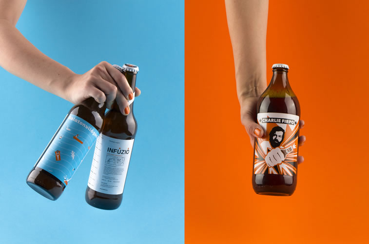 bier verpackungsdesign charlie infuzio