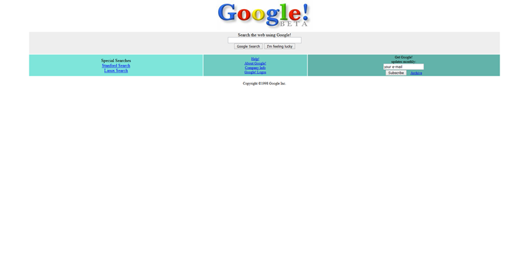 Google 1998