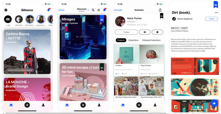 Behance Ios Anwendung