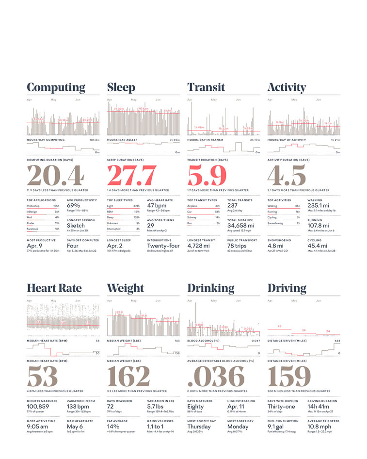 Nicholas Feltron Infografik