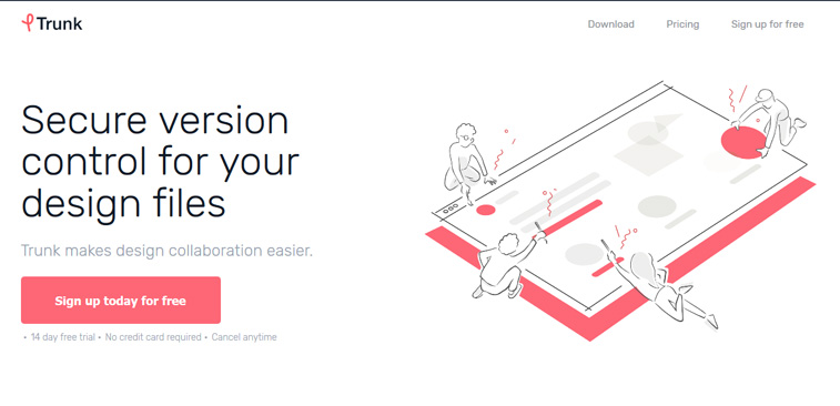 trunk version control design tool