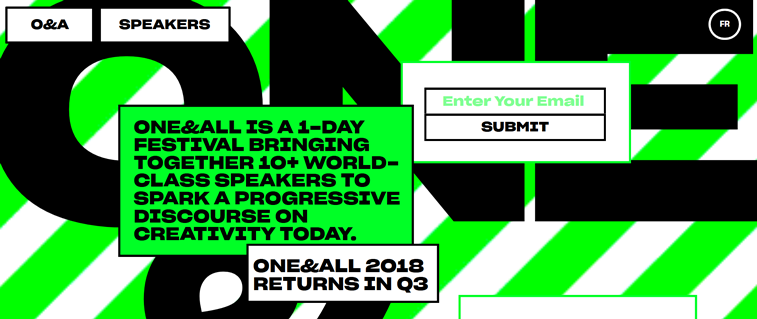 one and all festival homepage