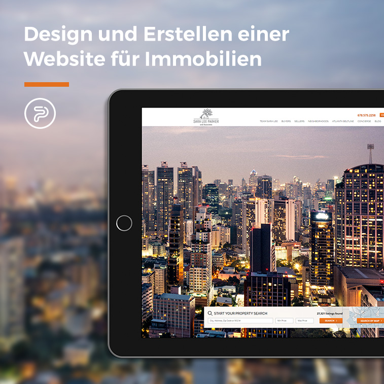 Design und Erstellen einer Immobilienwebsite