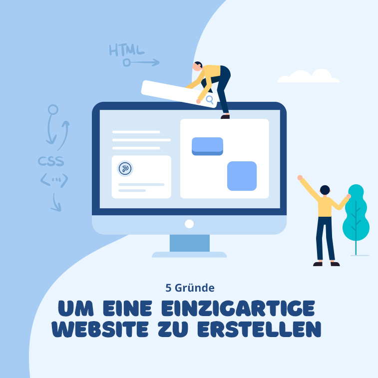 5 Gründe um eine einzigartige Website zu erstellen