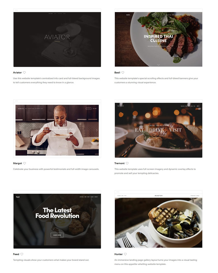 webdesign websiteerstellung für restaurant squarespace